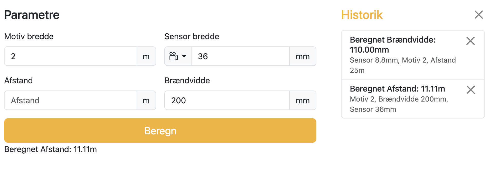 Thumbnail for Optik Beregner